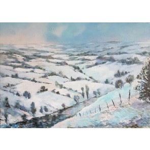 Paysage de neige 