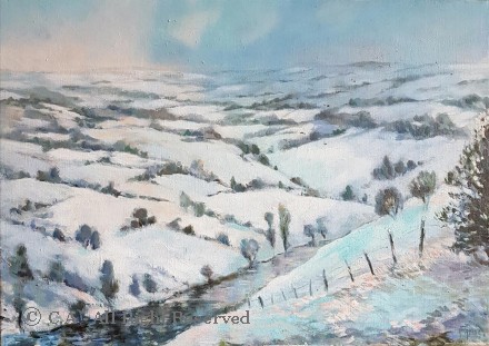 Paysage de neige 